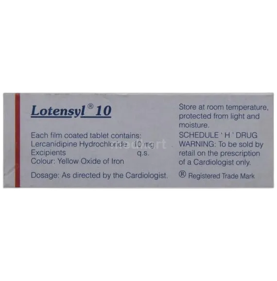 lotensyl 10mg tablet 10's